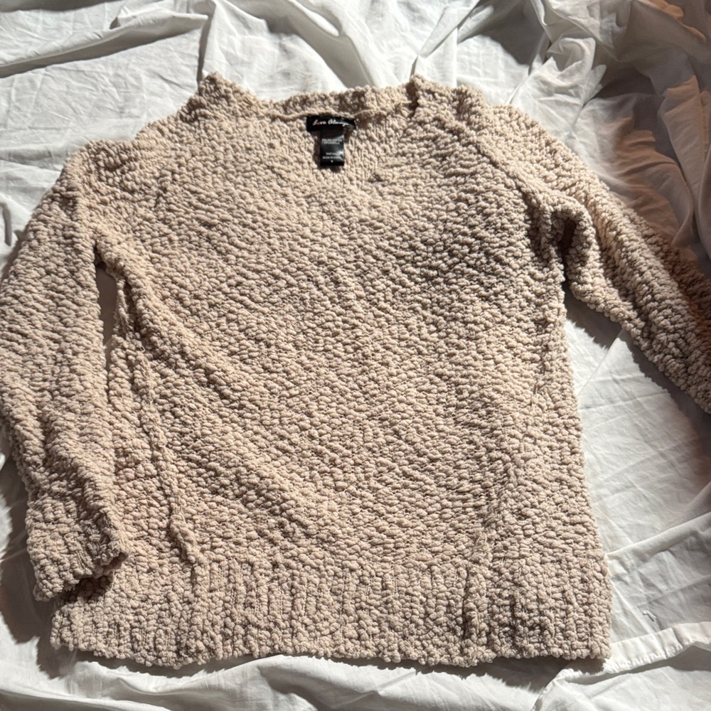 Cozy Cream Textured Sweater